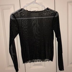 Brandy Melville Glitter Top NWOT